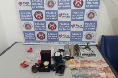 Suspeito de tráfico é preso por policiais da CETO em Alagoinhas