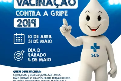 Começa hoje (10) a campanha de vacinação contra a gripe