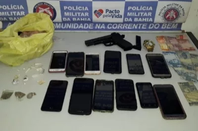 Alagoinhas: Polícia recupera material fruto de assaltos e apreende simulacro de arma de fogo