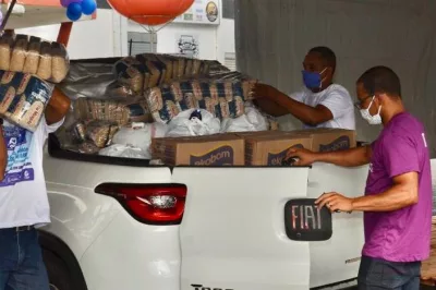 Drive Thru Solidário arrecada quase 19 toneladas de doações em Alagoinhas