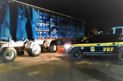 Sem nota fiscal, quase 20 mil litros de cerveja são apreendidos em caminhão na BR-101