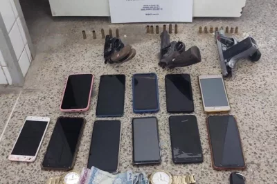 Alagoinhas: Polícia Militar apreende três armas de fogo e recupera objetos roubados