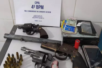 Alagoinhas: Policiais da CETO do 4º BPM apreendem três armas de fogo e realizam prisões em flagrante