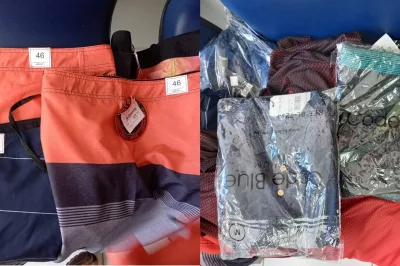 Alagoinhas: Dois homens são presos com roupas e bolsas femininas furtadas em lojas