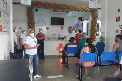 UPA de Alagoinhas promove palestras sobre Dezembro Vermelho, mês dedicado à luta contra a Aids