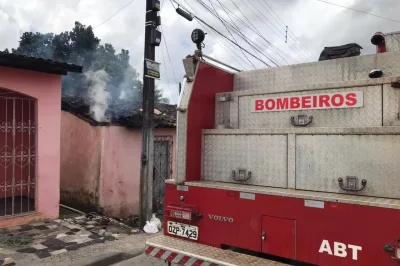 Incêndio atinge residência em Alagoinhas