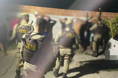 Alagoinhas: PM interrompe festa ‘paredão’ e 20 participantes são conduzidos à delegacia