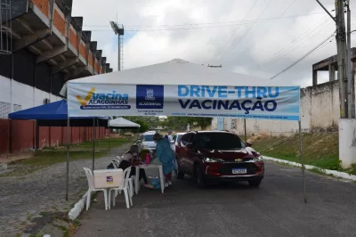 Prefeitura de Alagoinhas informa sobre a vacinação no drive thru