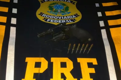 Alagoinhas: Homem é flagrado com arma e munições dentro de carro na BR-101