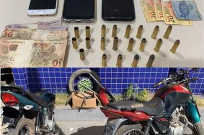 Polícia Militar prende dois homens por receptação de moto roubada e apreende munições em Inhambupe