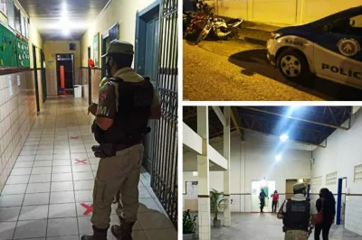 Com o retorno das aulas presenciais no período noturno, policiais do Quarto Batalhão intensificam o policiamento nas escolas