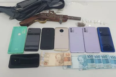 Suspeitos de roubos e tráfico de drogas são presos em Alagoinhas
