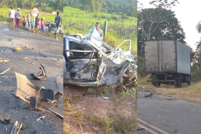 Jovem morre em acidente de carro na BA 504, em Aramari