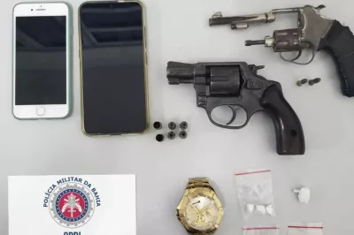 Alagoinhas: Polícia prende homem e apreende adolescente após tentativa de roubo