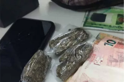 Alagoinhas: Polícia apreende drogas e prende suspeito de tráfico no Miguel Velho
