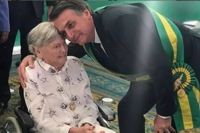 Mãe do presidente Jair Bolsonaro morre aos 94 anos