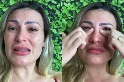 Andressa Urach chora ao falar de transtorno de personalidade