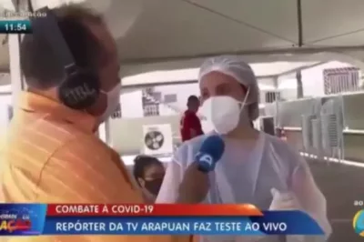 Ao vivo, repórter descobre que está com Covid-19