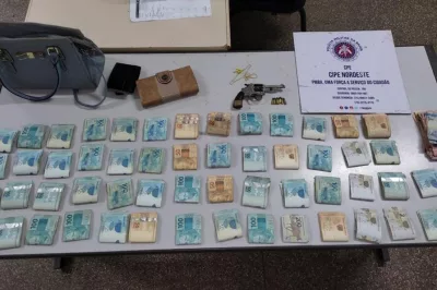 Policia apreende R$ 54 mil com homem armado no interior da Bahia