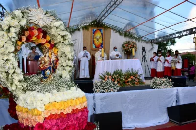 Missa campal e procissão marcam o encerramento dos festejos de Nossa Senhora da Guia