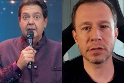 Faustão presta apoio a Tiago Leifert e Daiana Garbin: ‘O Brasil inteiro está com vocês’