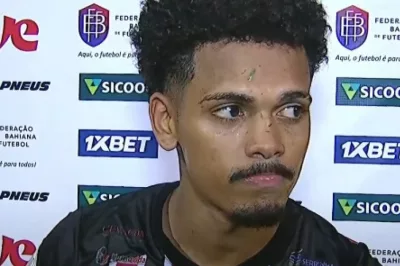 Após pancada no rosto, volante é dúvida do Atlético de Alagoinhas para quarta-feira