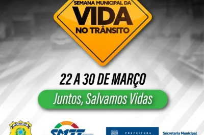 Alagoinhas: Prefeitura realiza Semana Municipal da Vida no Trânsito