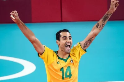 Douglas Souza se aposenta da seleção de vôlei “pela saúde mental”