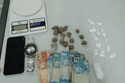 Alagoinhas: Policiais do Quarto Batalhão e CIPE Litoral Norte realizam prisão em flagrante delito por tráfico de drogas