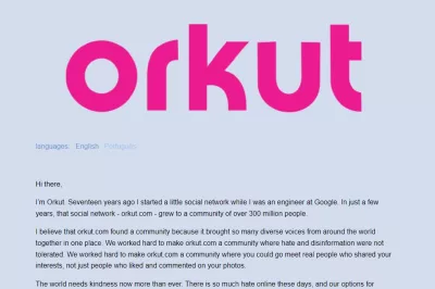 Fundador do Orkut reativa site 8 anos após o fim e anima internautas