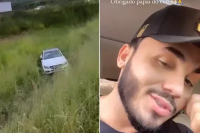 Cantor sertanejo Wallas Arrais sofre acidente de carro