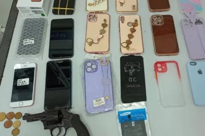 Alagoinhas: policiais do Quarto Batalhão apreendem arma de fogo e recuperam celulares