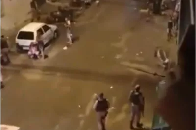 Polícia usa bomba de efeito moral para encerrar festa tipo “paredão” na Região Metropolitana de Salvador