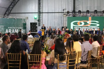 Aramari: Prefeitura realiza ato de assinatura de doação dos terrenos do Polo de Desenvolvimento Sustentável