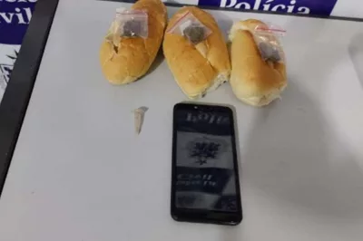 Dupla é presa por distribuir droga dentro de pão de sal
