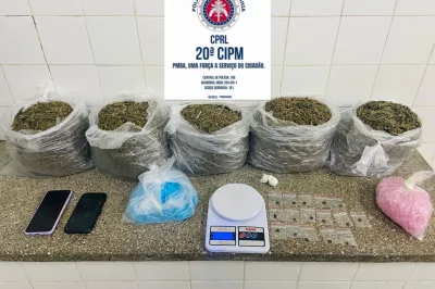 Dupla é presa com maconha em Amélia Rodrigues