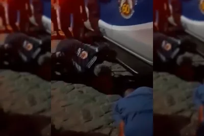 Em surto, homem fica preso embaixo de viatura no interior da Bahia e precisa de ajuda do Samu