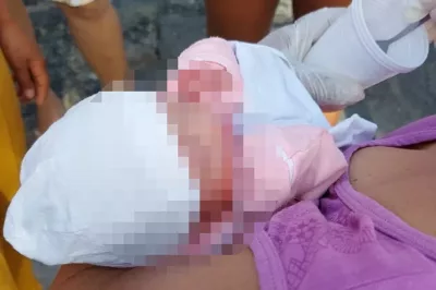Bebê é encontrada dentro de lixeira em bairro de Salvador