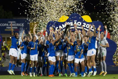 Seleção Brasileira feminina termina campeã da Copa América