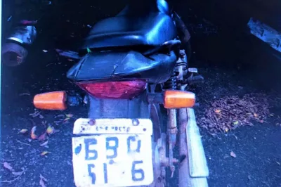 Santa Bárbara: PRF apreende motocicleta com caracteres adulterados