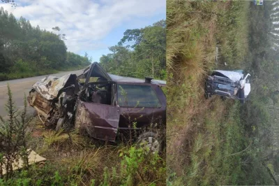 Acidente entre dois carros deixa um morto na BA-504