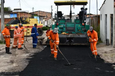 Alagoinhas: Prefeitura realiza pavimentação da Rua da Ilha