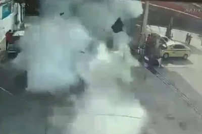 Morre motorista de carro que explodiu em posto no Rio