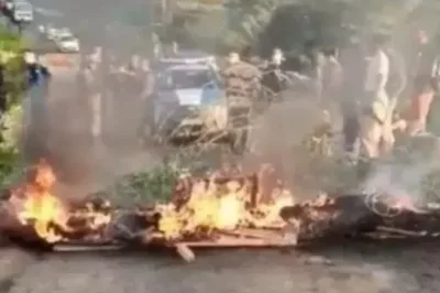 São Francisco do Conde: Moradores fazem protesto e fecham BA-522 por melhorias na rodovia