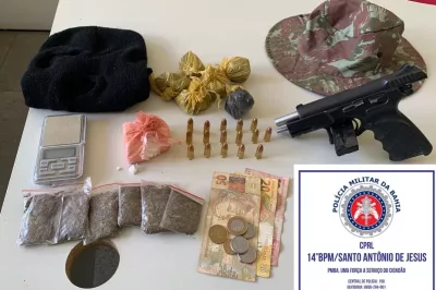 Homem é detido com pistola israelense no recôncavo da Bahia