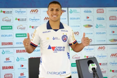 Caio Vidal é apresentado no Bahia e crava: “Eu estou aqui para fazer história”