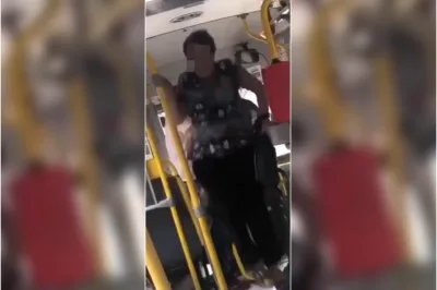 Fugindo de briga, idosa surpreende ao precisar pular catraca de “busu” e vídeo viraliza