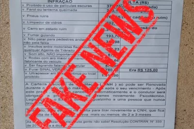 Alagoinhas: SMTT esclarece notícia falsa sobre mudanças nos valores das multas de trânsito
