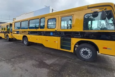 Transporte escolar ganha reforço com a aquisição de 04 novos ônibus pela prefeitura de Alagoinhas