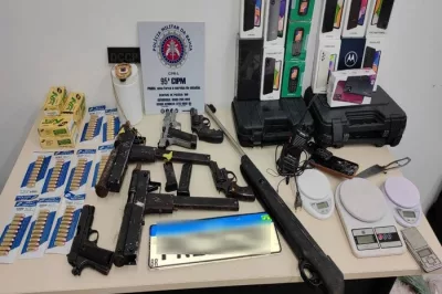 Catu: Policiais da 95ª CIPM com o apoio da Civil, realizam grande apreensão de armas, drogas e munições